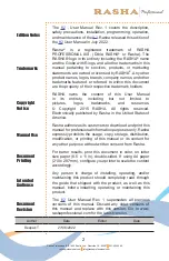Preview for 2 page of RASHA PROFESSIONAL K2 Quick User Manual