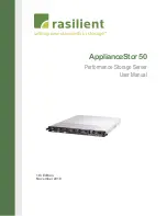 Preview for 1 page of Rasilient ApplianceStor 50 User Manual