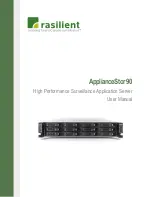 Preview for 1 page of Rasilient ApplianceStor 90 User Manual