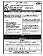 Rasmussen AFB20-ME-N Owner'S Manual preview