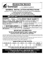 Rasmussen CS General Installation Instructions preview