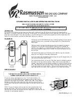 Rasmussen STR-RMD Installation And Operating Insctructions предпросмотр