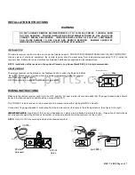 Preview for 4 page of Rasmussen THR-2R Installation And Operating Instructions Manual