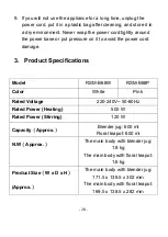 Preview for 28 page of Rasonic Floral Tea Cook Master Operation Manual