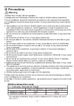 Preview for 4 page of Rasonic RC-X12H Operating Instructions Manual