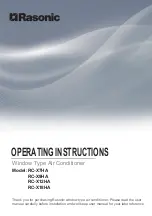 Rasonic RC-X12HA Operating Instructions Manual preview