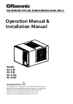 Preview for 1 page of Rasonic RC-X7R Operation Manual & Installation Manual