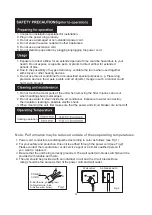 Предварительный просмотр 5 страницы Rasonic RC-X7T User Manual