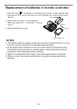 Preview for 17 page of Rasonic RC-XV721G Operating Instructions Manual