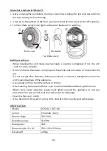 Preview for 10 page of Rasonic RCF-8KC Operation Manual