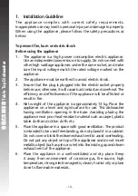 Preview for 19 page of Rasonic RDW-J6W Operation Manual