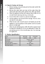 Preview for 16 page of Rasonic RGS-B10PW Operation Manual