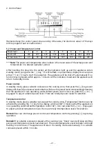 Предварительный просмотр 22 страницы Rasonic RIC-SNG28S Operation Manual