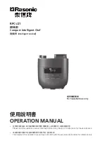 Preview for 1 page of Rasonic RPC-J21 Operation Manual