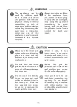 Preview for 16 page of Rasonic RPC-J21 Operation Manual