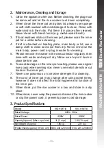 Preview for 14 page of Rasonic RRC-HMT10 Operation Manual