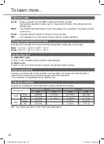 Preview for 20 page of Rasonic RS-LE9WK Operating Instructions Manual