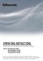 Предварительный просмотр 1 страницы Rasonic RS-S12KE Operating Instructions Manual