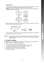 Предварительный просмотр 21 страницы Rasonic RSB-B1CR Operation Manual