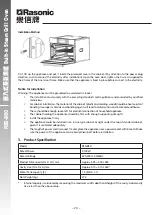 Preview for 26 page of Rasonic RSG-880 Operation Manual