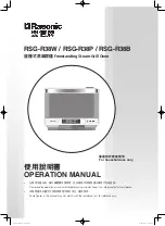 Preview for 1 page of Rasonic RSG-R38W Operation Manual