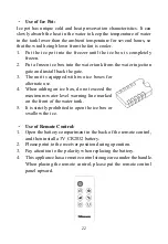 Предварительный просмотр 22 страницы Rasonic RTF-335HL Instruction Manual