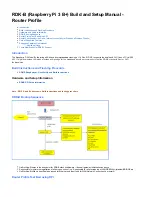 Предварительный просмотр 1 страницы Raspberry Pi 3 B+ Setup Manual