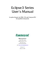 Preview for 1 page of Rastergraf Eclipse3 Series User Manual