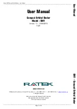 Preview for 1 page of Ratek OM1 User Manual