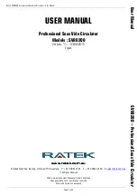 Ratek SVR8200 User Manual preview