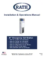 Preview for 1 page of Rath 2100-CL9 Installation & Operation Manual