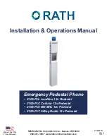 Rath 2100-PL9 900 MHz 12v Pedestal Installation & Operation Manual preview