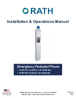 Rath 2100-PLC Cellular 12v Pedestal Installation & Operation Manual предпросмотр