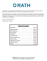 Preview for 2 page of Rath 2100-PLC Cellular 12v Pedestal Installation & Operation Manual