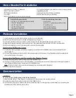 Preview for 4 page of Rath 2100-PLC Cellular 12v Pedestal Installation & Operation Manual