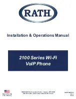 Rath 2100 Series Operation Manual preview