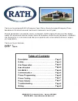 Preview for 2 page of Rath 2100-TDL Installation & Operation Manual