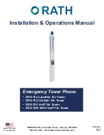 Rath 2100-TLC Cellular 12v Tower Installation & Operation Manual предпросмотр