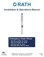 Rath 2100-TLL Landline 12v Tower Installation & Operation Manual preview