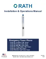 Rath 2100-TPC Cellular 120v Tower Installation & Operation Manual preview