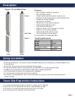 Preview for 3 page of Rath 2100-TPL Landline 120v Tower Installation & Operation Manual