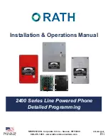 Rath 2400 Series Installation & Operation Manual предпросмотр