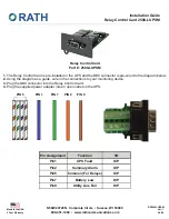 Rath 2500-LUPSM Installation Manual preview