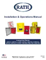 Rath 624POOL Installation & Operation Manual preview