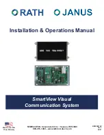 Preview for 1 page of Rath SmartView 2100-SVC Installation & Operation Manual