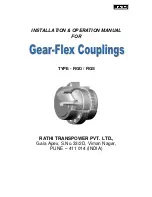 RATHI Gear-Flex RGD Installation & Operation Manual предпросмотр