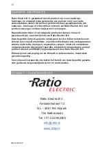 Preview for 12 page of Ratio Electric HOME BOX Manual