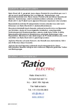 Preview for 32 page of Ratio Electric HOME BOX Manual