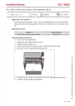 Preview for 21 page of Rational B201 Removal And Installation