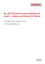 Rational MI 2072 Modification Instruction предпросмотр